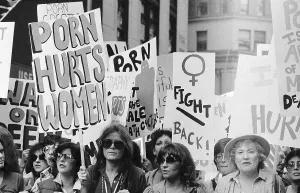 March Prints: Feminist Marchers Going Through New York City