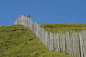 Fence at the Mt. Kitzbueheler Horn, Tyrol, Austria, Europe