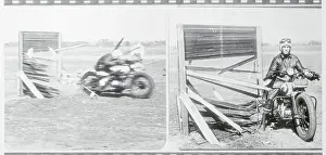 Challenge Prints: Fence-Smashing Motorcyclist