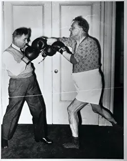 Feodor Chaliapin Boxing his Valet