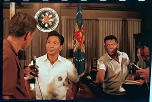 Ferdinand E. Marcos Being Interviewed