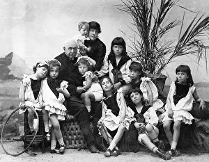 Supervisor Prints: Ferdinand De Lesseps Pictured W/Family
