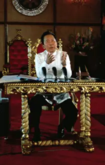 Manila Prints: Ferdinand Marcos Gesturing