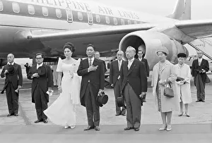 Nagako Prints: Ferdinand Marcos And Wife In Japan