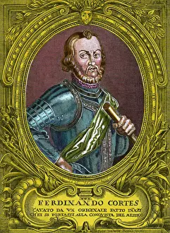 Decorative Border Prints: Ferdinando Cortes Engraving