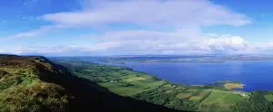 Co Fermanagh, Lower Lough Erne looking towards Belleek, Ireland