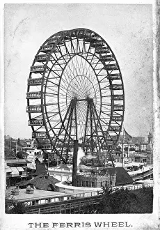 Amusement Park Prints: Ferris Wheel at Chicago Columbian Expo
