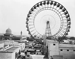 Overhead Prints: Ferris Wheel at Chicago Exposition