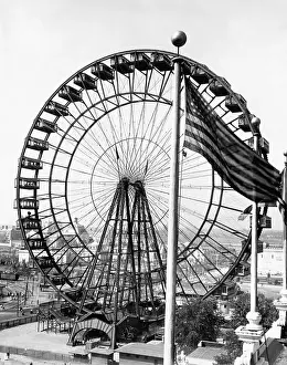 Louis Prints: Ferris Wheel at St. Louis Exposition