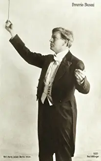 Conducting Prints: Ferruccio Busoni Composing