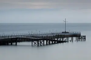 Ferry dock, Schleswig-Holstein, Germany, Europe