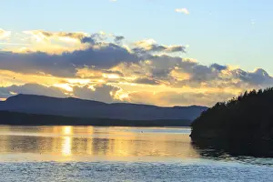Vancouver Prints: Ferry ride from Vancouver to Vancouver Island aboard BC Ferry, British Columbia, Canada