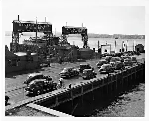 Ferryboat Prints: Ferryboat In New York City, New York