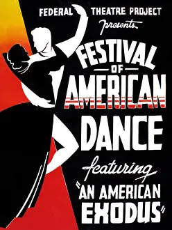 Theatre Prints: Festival of American Dance