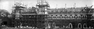 Prints of 1911: Work in progress on the Canadian Government Building at The Festival Of Empire, Crystal Palace, London. (Photo by Alfred Hind Robinson/A H Robinson/Getty Images) Alfred Hind Robinson (1864-1950) Prints: Festival Of Empire