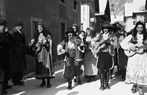 Parades And Processions Prints: Festive Musicians