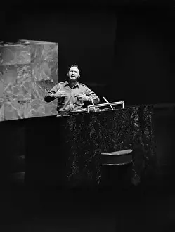 Fidel Castro Addressing the United Nations