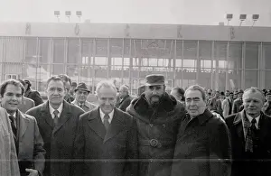 Fidel Castro Departing From Moscow