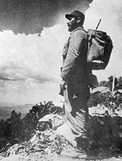 Fidel Castro Gazing out into the Horizon