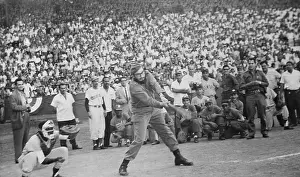 Fidel Castro Hitting Baseball