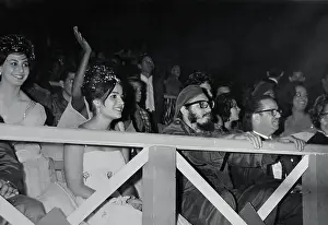 Fidel Castro and Osvaldo Dorticos Watching Carnival