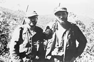 Fidel Castro with Raul Chibas