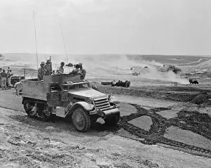 Field Communication Half-track Conducting Maneuvers