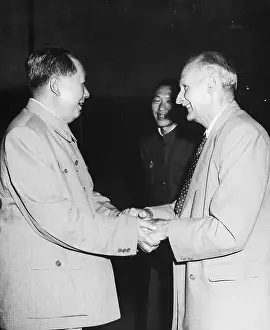 Elderly Prints: Field Marshal Montgomery and Chairman Mao