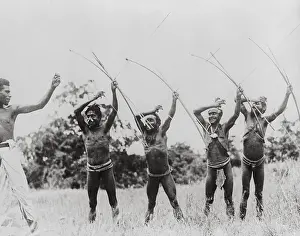 New Guinea Prints: Fierce Native Archers