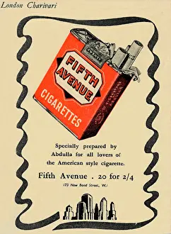Lane Prints: Fifth Avenue Cigarettes, 1946