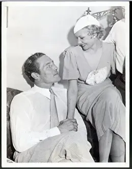 Fighter and Actress Seated Together