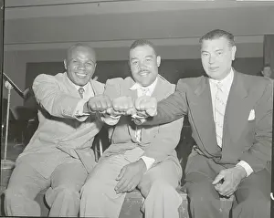 Fighters Comparing Right Fists