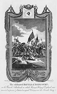 Battle of Agincourt, 25th October 1415 Collection: Fighting At Agincourt