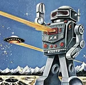 Cyborg Prints: Fighting Robot