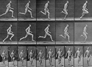 Similarity Prints: Figure in Different Running Positions
