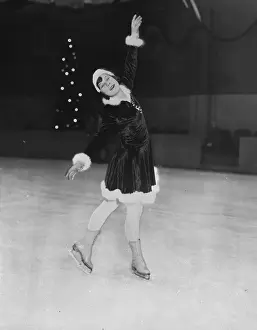 Ice Rink Prints: Figure Skater Sonja Henie Ice Skating