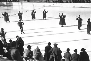 Landscape Male Back Prints: Figure Skating Judges