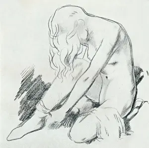 Irish Prints: A Figure Study, C20Th Century (1932)