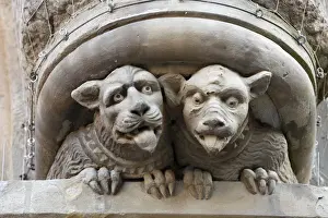 Crafts Prints: Figures on the portal of the St