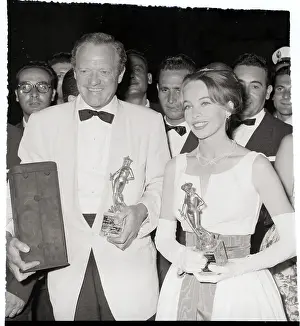 Equal Sign Prints: Film Stars Van Helfin And Leslie Caron
