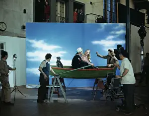 Movie Studio Prints: Filming a Movie Scene