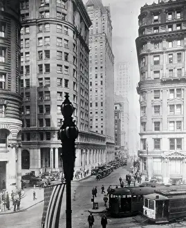 Trolley Prints: The Financial Center; Street
