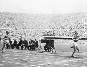 1952 Olympic Games Helsinki Prints: Finish Of 5000 Meters At Olympics