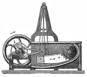 Finishing Prints: Finishing machine, crank fulling machine