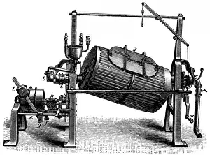 Finishing Prints: Finishing machine, drum washing machine