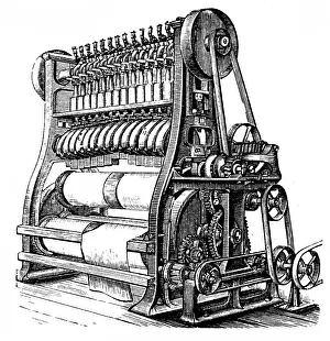 Rolled Up Prints: Finishing machine, stamping calender