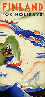 1936 Prints: Finland for Holidays