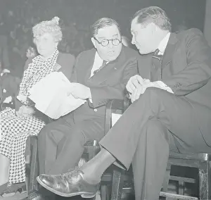 Fiorello H. La Guardia Conversing with Wendell Wilkie