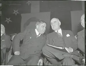 Fiorello LaGuardia Conversing with Mayor