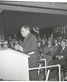 Rhetoric Prints: Fiorello LaGuardia Making a Speech